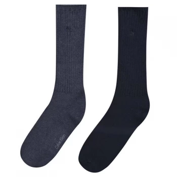 image of Calvin Klein 2 Pack Rich Socks Mens - Multi