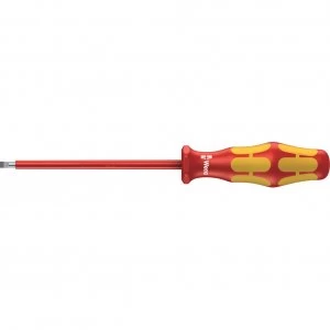 image of Wera Kraftform 160I VDE Insulated Parallel Slotted Screwdriver 3.5mm 100mm