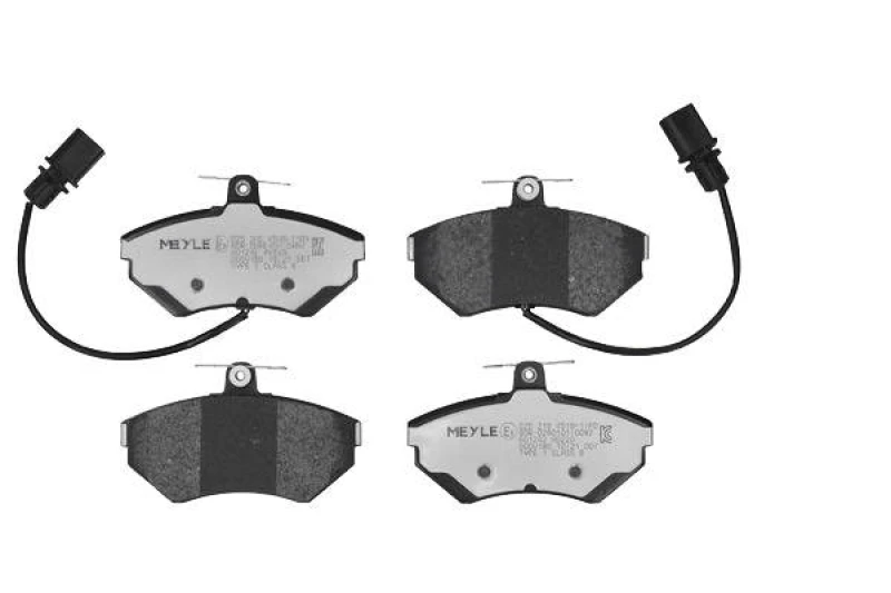 Image of MEYLE 025 219 4519-1/PD Brake pad set Front Axle, incl. wear warning contact, MEYLE-PD Quality, with brake caliper screws Brake Pad Set,disc brake (4