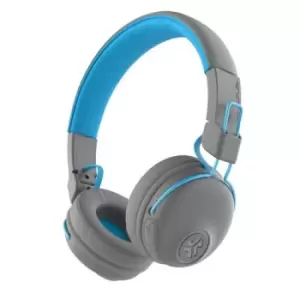 image of JLab Studio Wireless On-Ear Headset Wired & Wireless Head-band Calls/Music Bluetooth Blue Grey