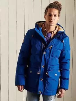Image of Superdry Mountain Expedition Jacket - Royal Blue, Royal Blue, Size 2XL, Men