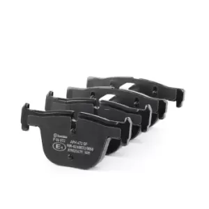 Image of BREMBO Brake pad set BMW P 06 072 34206799813,34212468438,34216850570