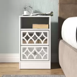 Image of Bodmin 2 Drawer Bedside Table