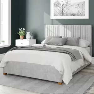 Image of Grant Pure Pastel Cotton Ottoman Bed Grey