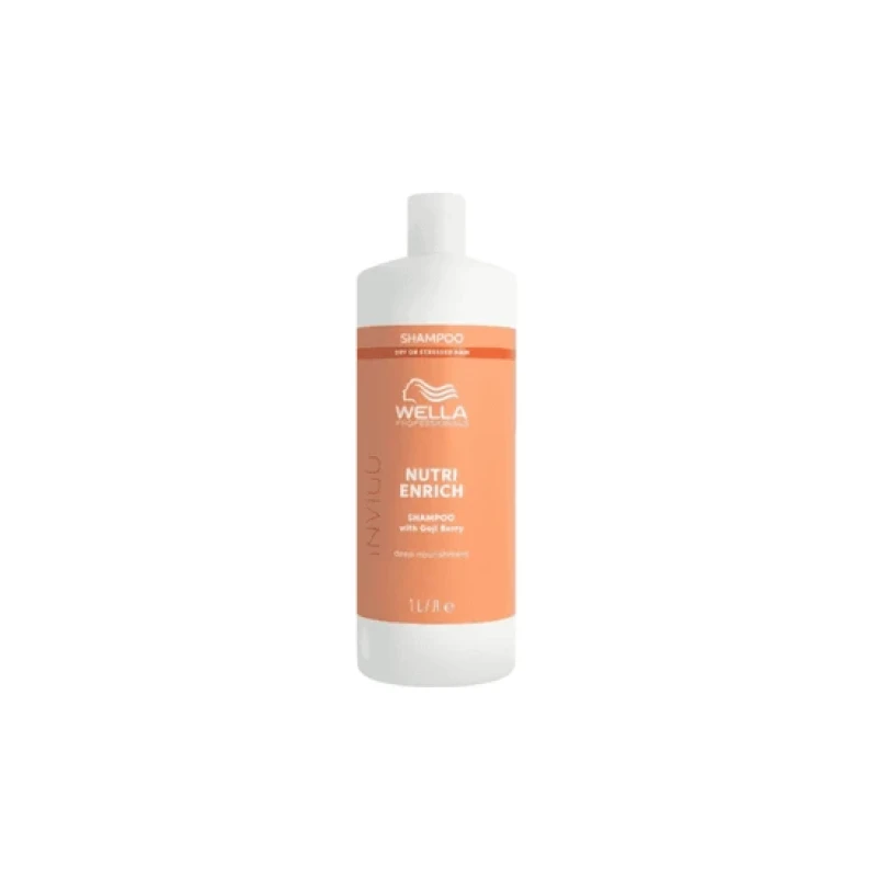 Image of Wella Invigo Nutri Enrich Shampoo With Goji Berry Dry Or Stressed Hair 1000ml