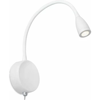 image of Faro Loke - LED Indoor Wall Light Reading Lamp White