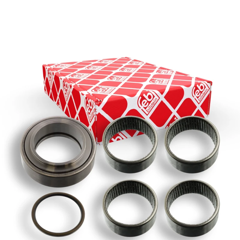 Image of FEBI BILSTEIN 15884 Repair Kit, stub axle pin Front Axle Right Repair Kit,stub axle pin (652)