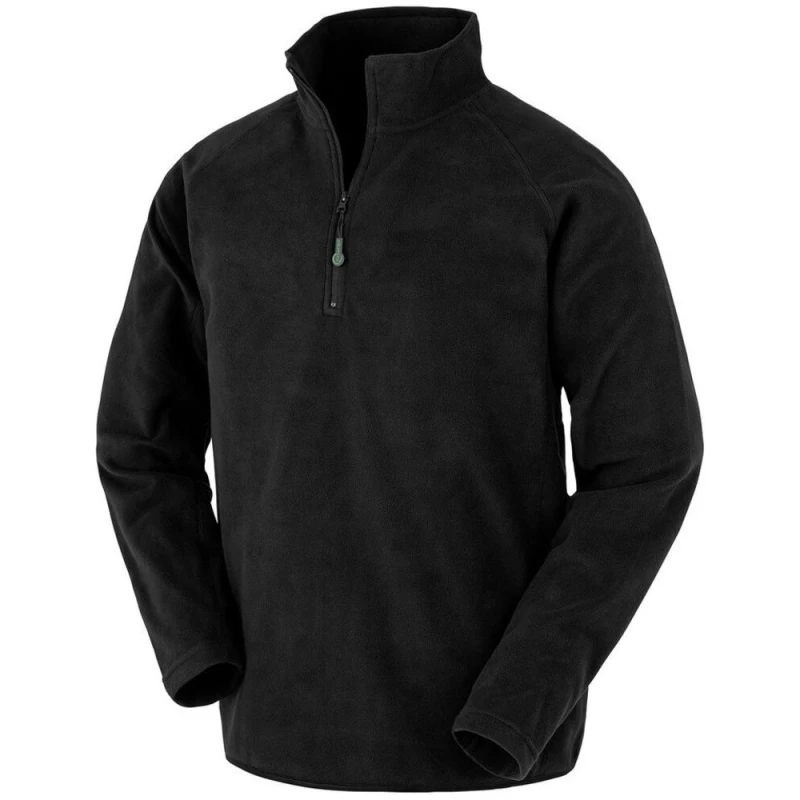 Image of Result Result Men Microfleece Top in Black Size: Small Black S Male 5059699830097