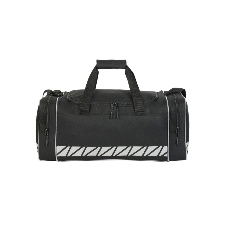Image of Shugon Mens Inverness Reflective Detail Duffle Bag in Black Male