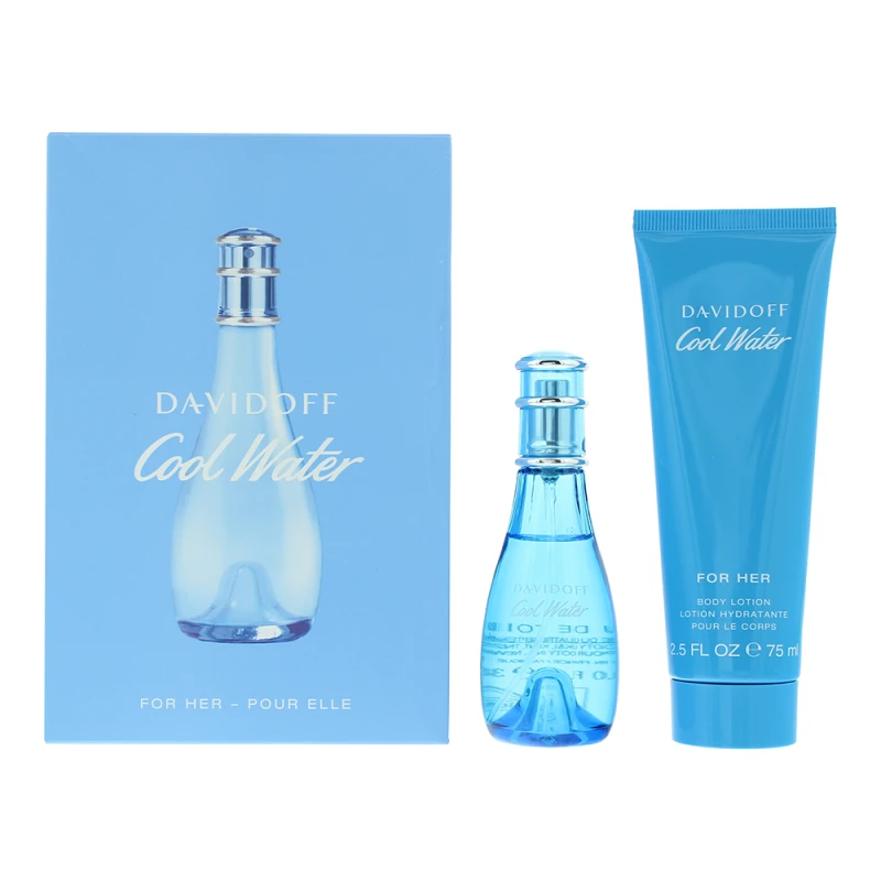 Image of Davidoff Coolwater Gift Set 100ml - 30ml - Clear Clear 100ml 30ml