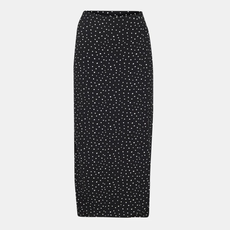 Image of Jack Wills Split Midi Skirt - Black 6