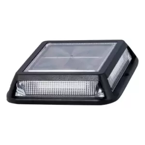 image of Zink TANFIELD LED Solar Fence Post Light Black