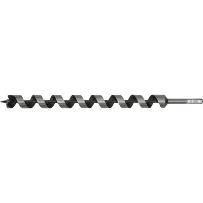 Image of Loops 30 x 465mm Hardened Auger Wood Drill Bit - Hexagonal Shank - Woodwork Timber Multi