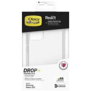 image of Otterbox React Clear Back Cover + Screen Protector for Samsung Galaxy S22 78-80693