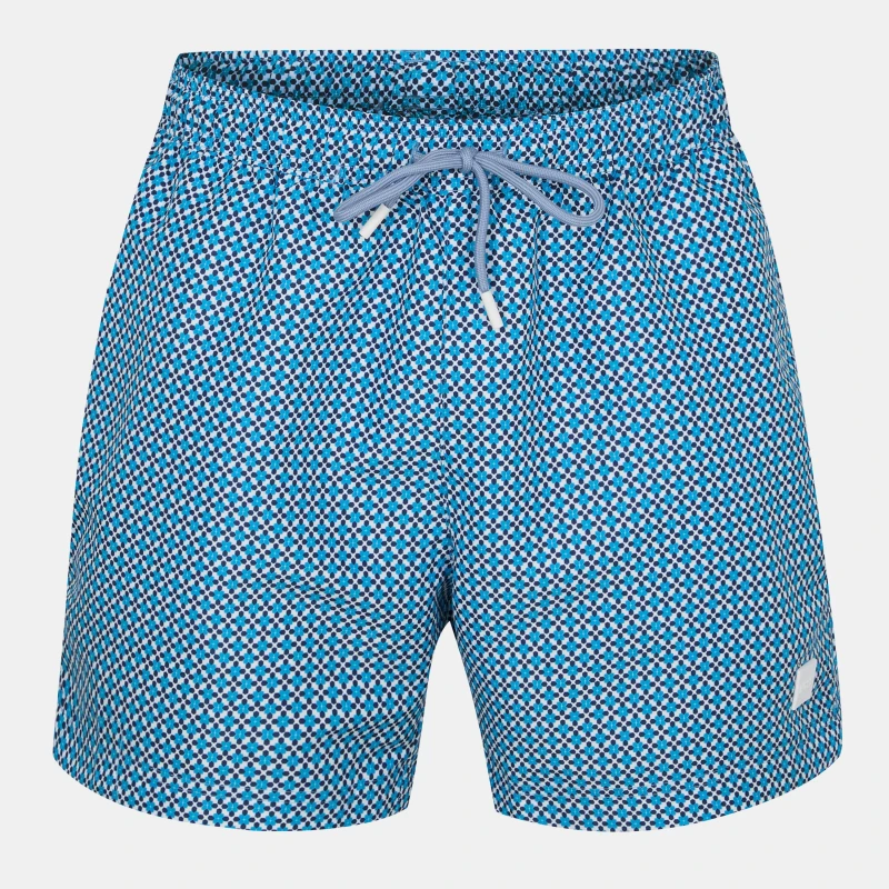 Image of Boss Mens Vibe Quick Drying Mesh Lined Swim Shorts Open Blue 483 male S