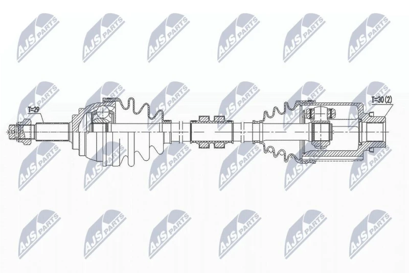 Image of NTY Drive shaft NTY NPW-NS-088