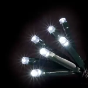 image of 100 Warm White LED Connectable Lights Super-Long 9.9m with 3m Lead Wire