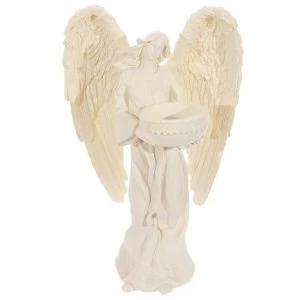 image of Standing Angel Cream Tea Light Holder