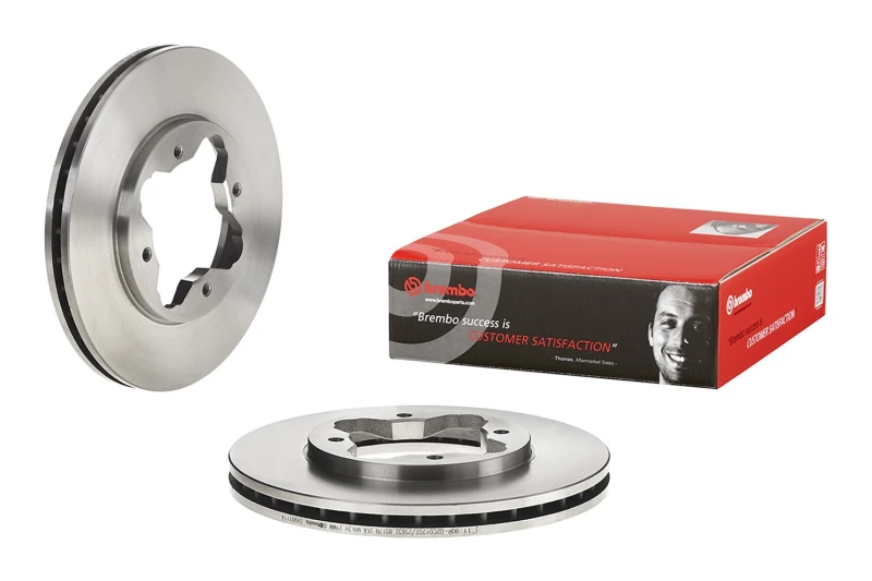 Image of BREMBO Brake disc BREMBO 09.9611.14
