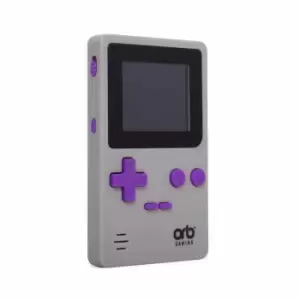 image of Retro Handheld Arcade Game Console, Grey