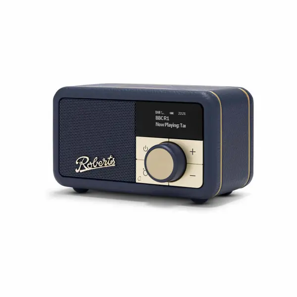 image of Roberts DAB/DAB+/FM RDS Digital Radio Bluetooth Midnight Blue REVIVAL PETITE2 MIDNIGHT