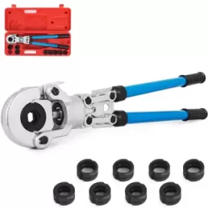 Image of VEVOR Copper Pipe Crimper Plumbing Crimping Tool V 12-28mm, Pressing Tongs Copper Pipe Crimper Crimping Tool TH 16-32mm Jaws 360