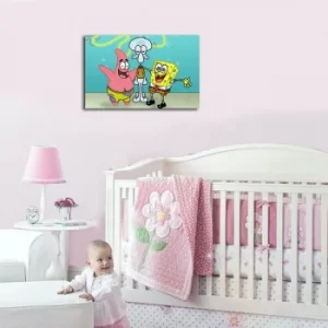 Image of 4570CO-43 Multicolor Decorative Canvas Painting