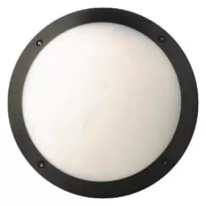 image of Megaman Lucia Black 8.5W LED Bulkhead Cool White - 180305