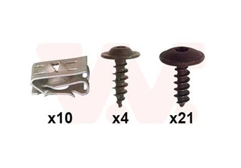 Image of VAN WEZEL Mounting Kit, bumper VAN WEZEL 7629794