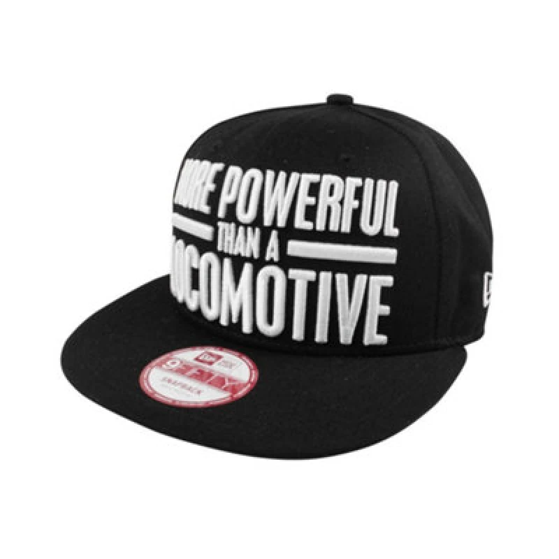 Image of DC Comics Snapback Flat Cap Black