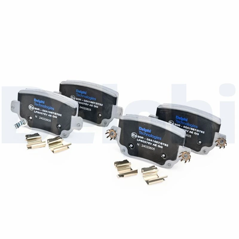 Image of DELPHI Brake pad set DELPHI LP5037EV