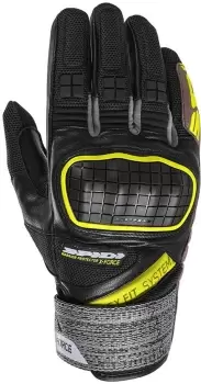 Image of Spidi X-Force Gloves, black-yellow, Size XL, black-yellow, Size XL