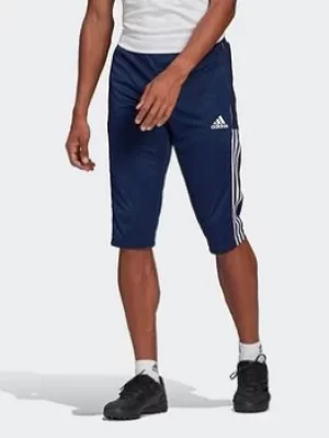 Image of adidas Tiro 21 3/4 Pants, Navy Size XS Men
