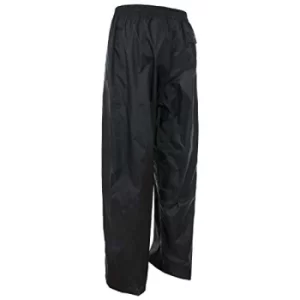 image of Trespass Qikpac Waterproof Trouser Black Medium