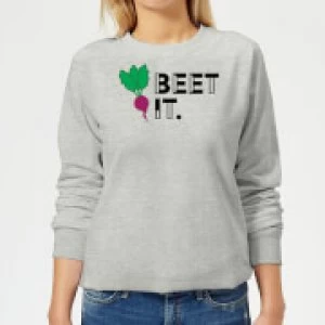 Image of Beet It Womens Sweatshirt - Grey - 3XL