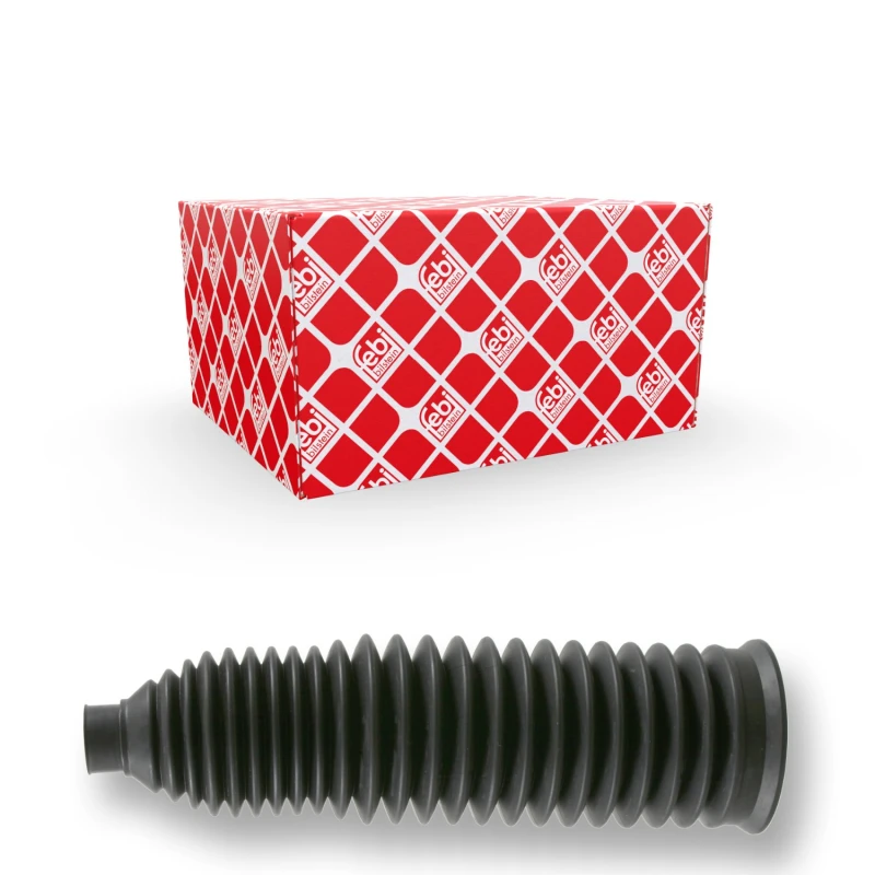 Image of FEBI BILSTEIN 21700 Steering Rack Boot Front Axle Left, Thermoplast Thermoplast Bellow,steering (191)