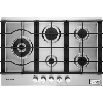 Image of Samsung NA75J3030AS 75cm Gas Hob - Stainless Steel