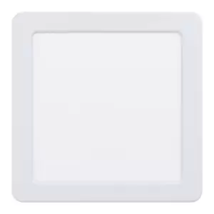 Image of Wall / Ceiling Flush Downlight 166mm White Square Spotlight 10.5W 4000K LED