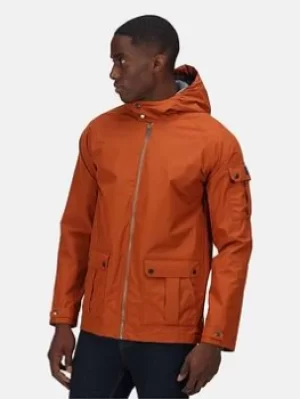 Image of Regatta Bergen Waterproof Hooded Jacket, Brown, Size L, Men