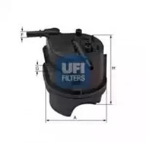 Image of 24.343.00 UFI Fuel Filter