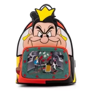 image of Disney by Loungefly Backpack Villains Scene Series Queen of Hearts