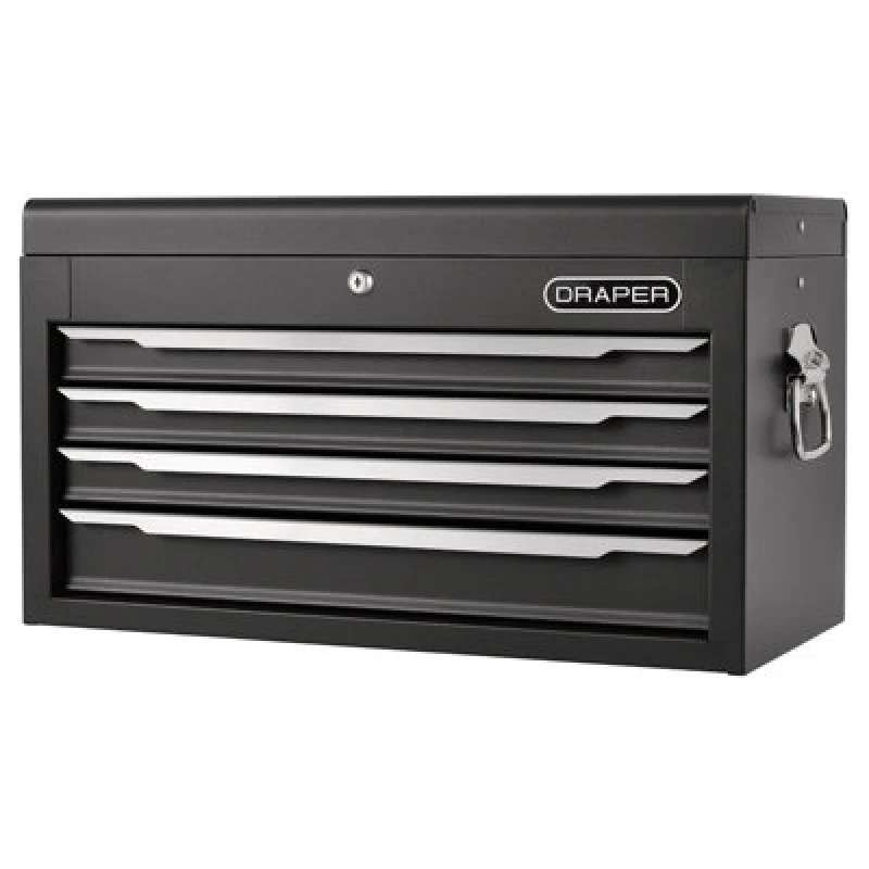 Image of Draper 4 Drawer Tool Chest Black 30786