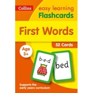 Image of First Words: Easy Learning Flashcards by Collins (2017, Paperback)