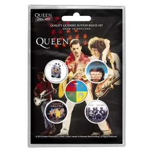 image of Queen - Later Albums Button Badge Pack