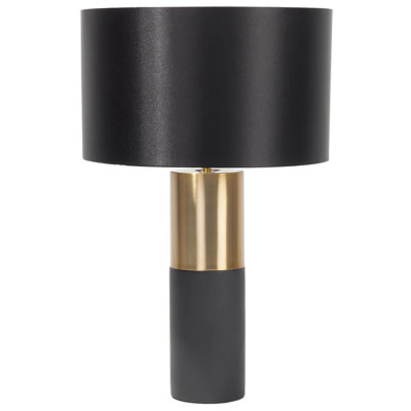 Image of Beliani Table Lamp Darling Metal Black