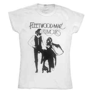 Image of Fleetwood Mac - Rumours Ladies Large T-Shirt - White