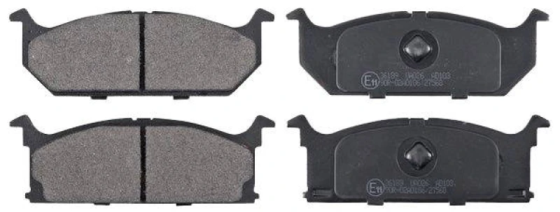 Image of A.B.S. 36189 Brake pad set with acoustic wear warning Brake Pad Set,disc brake (402)