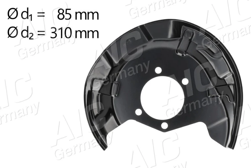 Image of Brake disc backing plate AIC 58269
