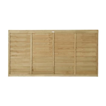 Image of 3ft High Forest Pressure Treated Lap Fence Panel - Pressure Treated