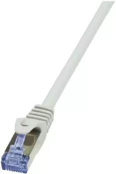 image of LogiLink Cat6a S/FTP, 7.5m networking cable Grey S/FTP (S-STP)